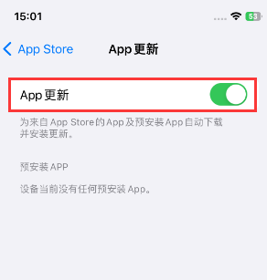 海州苹果15维修中心如何让iPhone15APP自动更新